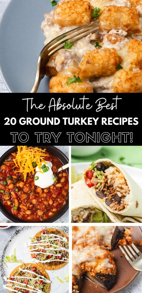 Discover easy ground turkey recipes perfect for any season, especially fall! Enjoy dishes like healthy meatballs, rice bowls with broccoli, and Mexican burritos that are quick to make and packed with flavor. Ideal for kids, lunch, or dinner, these recipes are healthy, affordable, and full of delicious ingredients. Quick Meals Ground Turkey, Trader Joes Ground Turkey Recipes, Ground Beef Turkey Recipes, Ground Turkey For Breakfast, Quick Dinner With Ground Turkey, Flavorful Ground Turkey Recipes, Recipes With Turkey Burger Meat, Healthy Recipe With Ground Turkey, Ground Turkey And Couscous Recipe