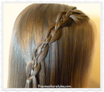 Twist Braid Tutorial, Waterfall Twist, Chain Braid, Waterfall Braids, Twist Braid, French Braid Hairstyles, Homecoming Hairstyles Updos, Braid Tutorial, Princess Hairstyles