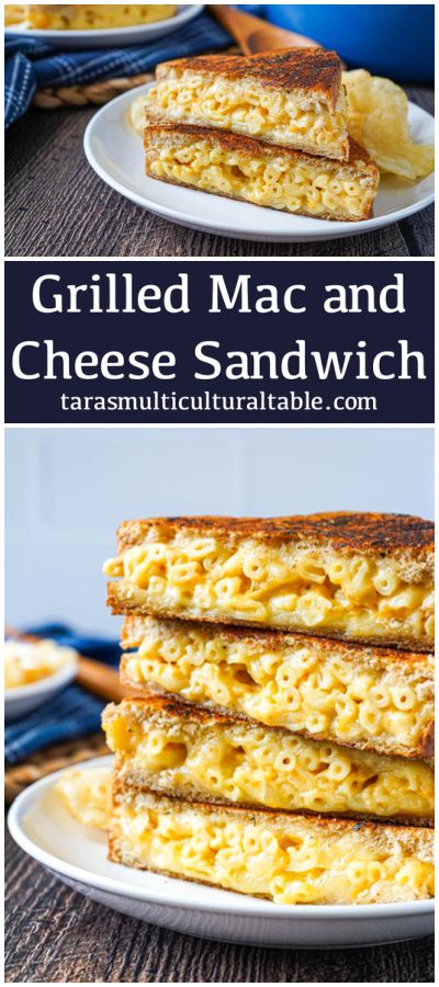 A stack of Grilled Mac and Cheese Sandwich on a white plate. Grilled Mac N Cheese Sandwich, Mac N Cheese Grilled Cheese, Mac N Cheese Sandwich, Leftover Mac And Cheese What To Do With, Leftover Mac And Cheese Recipes, Grilled Mac And Cheese Sandwich, Mac And Cheese Sandwich, Leftover Mac And Cheese, Grilled Mac And Cheese