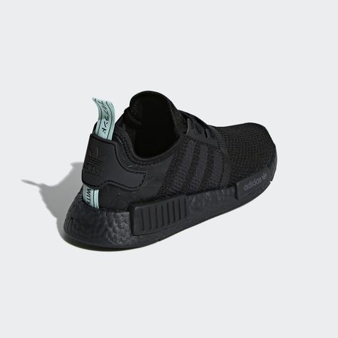 Adidas Nmd R1 Black, Mercedes Brabus, Adidas Originals Nmd R1, Adidas Originals Nmd, Black Nike Shoes, Boost Shoes, Adidas Shoes Women, Fashion Shoes Sneakers, Adidas Nmd R1