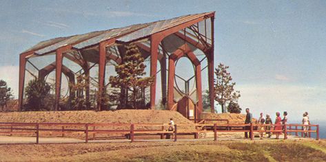 Open Air Chapel, Wayfarers Chapel, Glass Chapel, Religious Architecture, Organic Architecture, Landscape Features, Redondo Beach, South Bay, Frank Lloyd