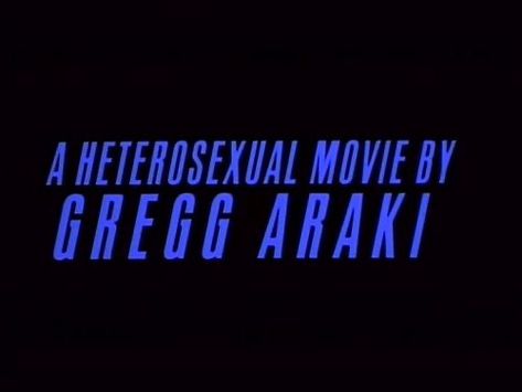 Film Title Cards, The Doom Generation, Gregg Araki, Doom Generation, The Doom, Legendary Pictures, Great Minds Think Alike, Opening Credits, Dark Look