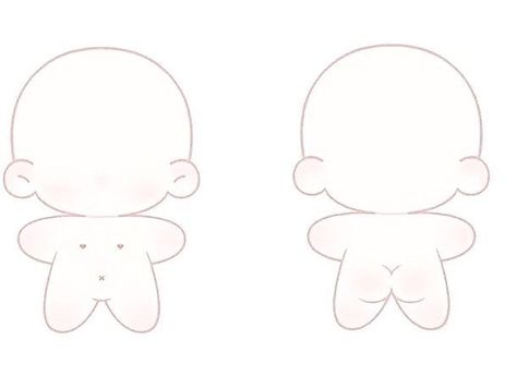 Chibi Doll, Chibi Body, Doll Drawing, Hello Kitty Crafts, Crystal Bead Jewelry, Anime Drawing Books, Body Base Drawing, Paper Doll Template, Cute Animal Drawings Kawaii