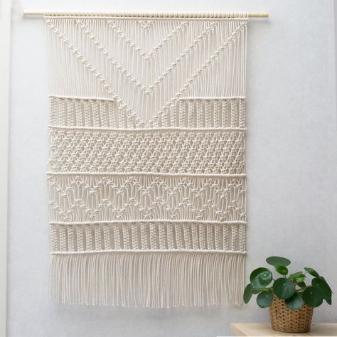 Ombre Wall Art, Art Macramé, Makramee Diy, Macrame Tapestry, Macrame Curtain, Large Macrame Wall Hanging, Large Macrame, Macrame Wall Art, Boho Wall Hanging