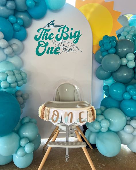 Surf’s Up 🌊🏄‍♂️ #balloon #balloondecor #firstbirthday #birthdayideas #happybirthday #partythemes #balloongarland Birthday Wishes Pics, Birthday Boys, Boy First Birthday, Balloon Garland, Balloon Decorations, Pool Party, First Birthday, Birthday Wishes, Boy Birthday