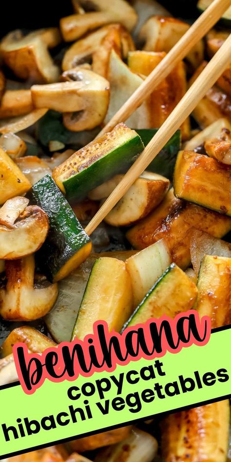 These Benihana copycat hibachi vegetables are a quick and delicious way to get a serving of veggies on your table. Packed with crisp zucchini, tender mushrooms, and savory onions, these vegetables come together with minimal ingredients and effort. Benihana Vegetables Recipe, Benihana Zucchini Recipe, Hibachi Zucchini, Copycat Hibachi, Crisp Zucchini, Hibachi Vegetables Recipe, Hibachi Vegetables, Hibachi Recipes, Warm Potato Salads