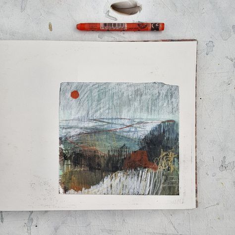 Printmaking Inspiration, Contemporary Printmaking, Abstracted Art, Sketchbook Journal, Artists Books, The Sketchbook, Artist Sketchbook, Landscape Drawings, Sketchbook Inspiration