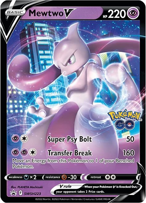 Pokemon Go Cards, Mewtwo Pokemon, Pokemon Mewtwo, Powerful Pokemon, Pokemon Mew, Pokemon Card Game, Pokemon Toy, Pokemon Collection, Pokemon Trading Card Game