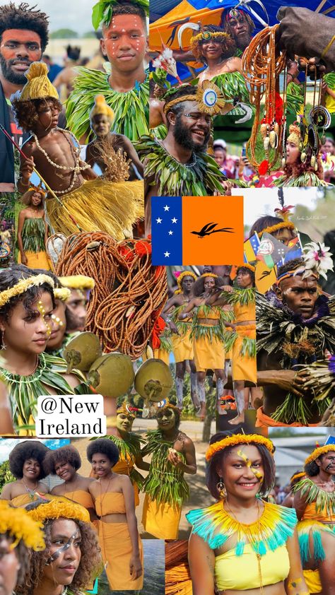 New Ireland Province Papua New Guinea 🇵🇬 New Ireland Province, Traditional Attires, Pacific Islands, New Guinea, Island Girl, Papua New Guinea, Desi, Nature Photography, Collage