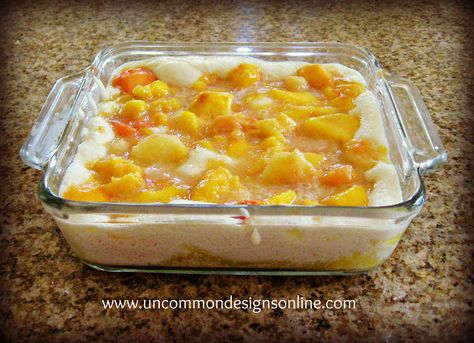 The Best {and easiest} Peach Cobbler Recipe Ever... - Uncommon Designs... Peach Dumplings, Homemade Peach Cobbler, Easy Peach Cobbler Recipe, Cobbler Easy, Peach Cobbler Easy, Peach Desserts, Peach Cobbler Recipe, Cobbler Recipe, Peach Recipe