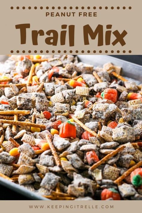 Halloween Trail Mix Recipe, Trail Mix Recipe, Halloween Snack Mix, Trail Mix Recipes, Halloween Snack, Homemade Vanilla Extract, Chex Mix Recipes, Kid Friendly Snack, Treats Recipes