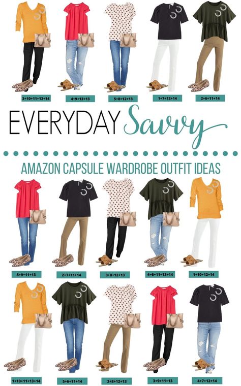 Huge selection of Amazon Capsule Wardrobe Ideas. They come in all shapes, sizes and colors and for winter, spring, summer or fall. Women Spring Fashion 2023, Amazon Capsule Wardrobe, Amazon Spring Outfits, Thredup Outfits, Capsule Wardrobe Outfit Ideas, Capsule Wardrobe Ideas, Teacher Capsule Wardrobe, Plus Size Capsule Wardrobe, Spring Basics