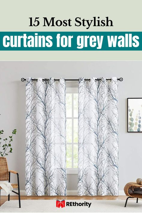 Are you looking for the perfect window covering to bring out the beauty of your grey walls? Look no further! This article will discuss the 15 most stylish curtains for grey walls. Whether you prefer a dramatic, bold look or a more subtle, timeless style, you're sure to find a curtain to match your tastes. So keep reading to find the perfect window covering for your cozy grey oasis! Grey Sheer Curtains Living Room, Curtains For Gray Walls Living Room, Curtains For Grey Walls In Living Room, Curtains For Light Gray Walls, Curtain Colors For Gray Walls, Curtains To Match Grey Walls, Blue Grey Curtains, Curtains For Grey Walls, Textured Window Treatments