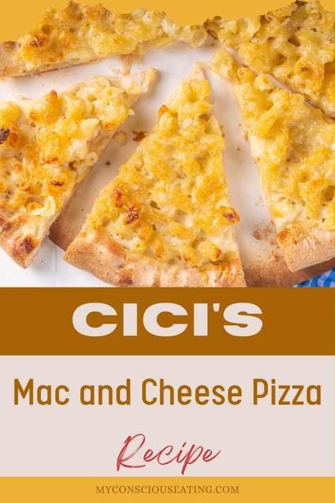 Mac and cheese fusion pizza Cicis Pizza Mac And Cheese Pizza, Pizza Mac And Cheese Recipes, Home Pizza Recipe, Mac N Cheese Pizza Recipe, Mac And Cheese Pizza Recipe, Cheese Sauce For Pizza, Mac And Cheese Ideas, Mac Abd Cheese, Macaroni Pizza