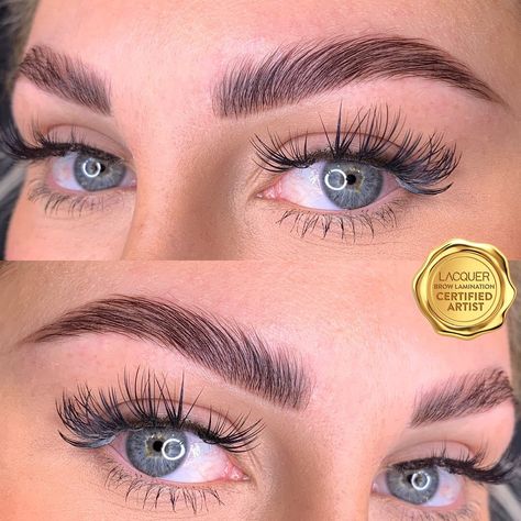 205 Likes, 19 Comments - Lacquer Brow Lamination (@lacquerbrowlamination) on Instagram: “The brows of our DREAMS! 😍 ⠀⠀⠀⠀⠀⠀⠀⠀⠀ A little LACQUER goes a long way! ⠀⠀⠀⠀⠀⠀⠀⠀⠀ We transformed…” Brow Inspiration, Eyebrow Goals, How To Do Brows, Benefit Cosmetics Brow, Eyebrow Trends, Straight Brows, Phi Brows, Instagram Brows, Feather Brows