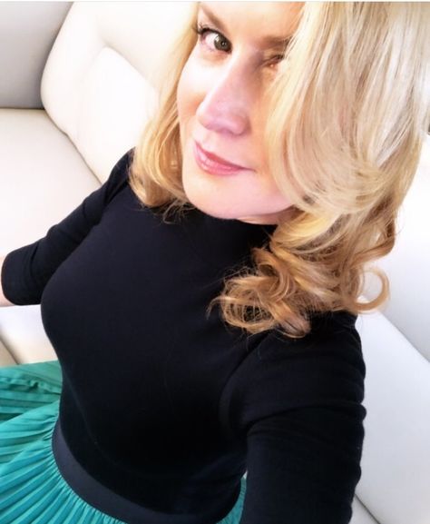 Angela Kinsey, Elizabeth Montgomery, No Instagram, Neck Dress, High Neck Dress, Turtle Neck, On Instagram, Instagram