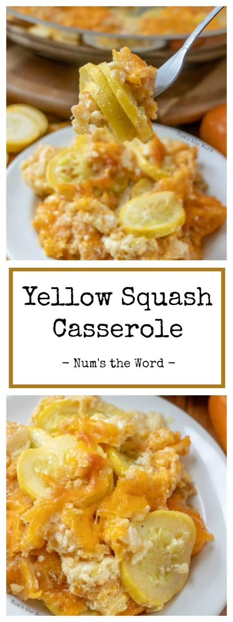 Easy Yellow Squash Recipes, Yellow Squash Casserole Recipe, Squash Thanksgiving, Baked Yellow Squash, Cooking Yellow Squash, Casserole Thanksgiving, Yellow Squash Casserole, Yellow Squash Recipes, Summer Squash Recipes