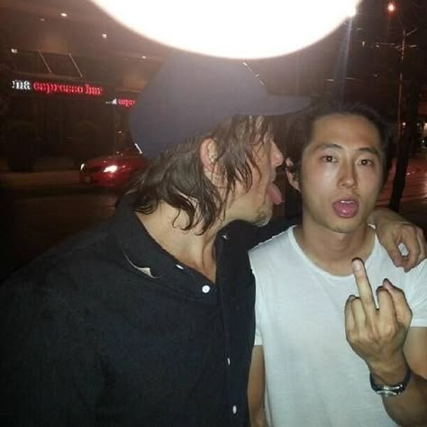 Steven Yuen, Twd Funny, Glenn Rhee, Steven Yeun, Twd Cast, Andrew Lincoln, Daryl Dixon, Norman Reedus, Walkers