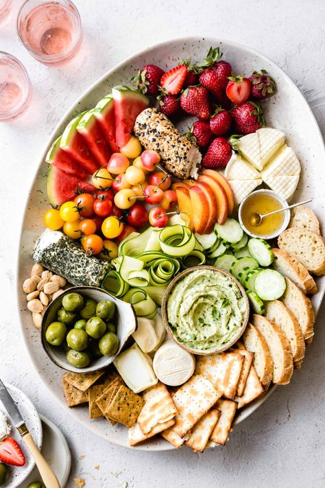 Summer Cheese Board, Cheese Platter Ideas, Peach Relish, Cheese Board Easy, Bojon Gourmet, Vegetable Slice, Platter Ideas, Small Cucumber, Summer Produce