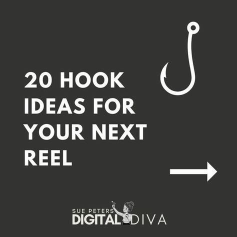 Struggling to grab attention? It just might be your hook! The hook (and image) are the first thing people see. If that very first line isn't captivating or doesn't get them curious - they're just gonna keep on scrollin.... Here are 20 juicy hooks you can use for your next reel that will get scroll stoppin attention 😁 . . . . . . . . . .Click to follow and read more 😘 Attention Grabbing Hooks, Hooks For Ig Reels, Hook Lines For Instagram, Reel Hook Ideas, Instagram Reel Hook Ideas, Hook Ideas For Reels, Hooks For Reels, Hooks For Instagram Reels, Reel Hooks