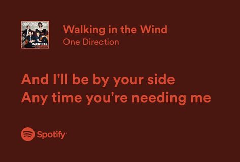 Spotify Lyrics, The Wind, Walking