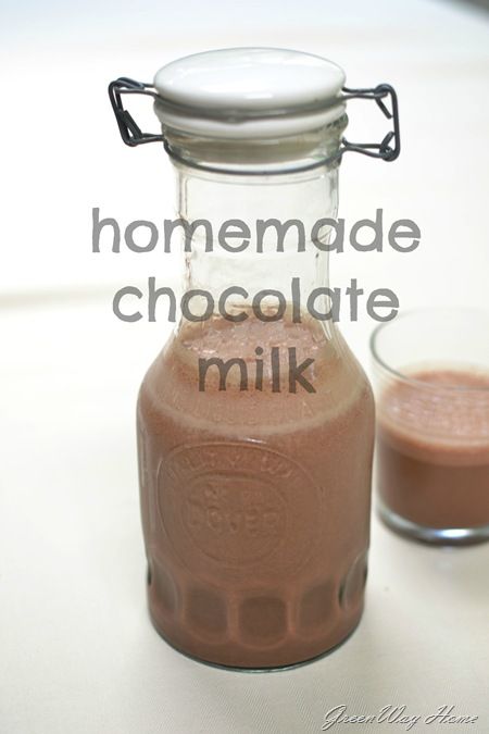 Healthier Homemade Chocolate milk Chocolate Milk Syrup, Homemade Chocolate Milk, Homemade Chocolate Syrup, Milk Chocolate Recipes, Exercise Food, Homemade Chocolates, Drinking Chocolate, Patisserie Sans Gluten, Homemade Foods