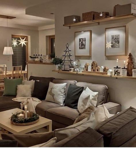 Mocha Sofa Living Room Ideas, Living Room Warm Colors, Warm Living Room Ideas, Texture Ideas, Wallpaper Texture, Living Room Layout, Room Master, Master Decor, Christmas Decorations Living Room