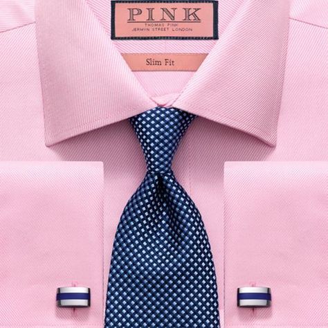 Shirt Tie Combo, Shirt And Tie Combinations, Light Blue Dress Shirt, Shirt With Tie, Thomas Pink, Shirt And Tie, Dress Shirt And Tie, Light Pink Dress, Black Tie Dress