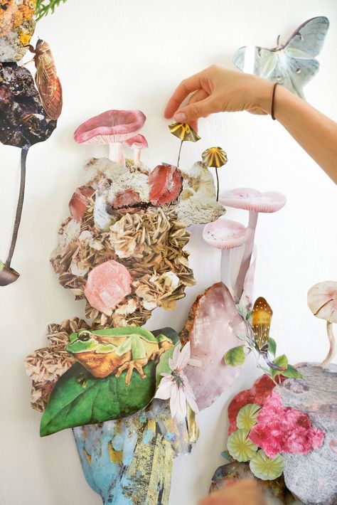 Clare Celeste, Natural Form Artists, Anthropologie Display, Spring Night, Creative Department, 3d Collage, Floral Installations, Nordic Art, New York Magazine