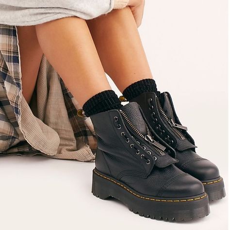 Doc Martens Sinclair, Platform Docs, Platform Doc Martens, Doc Martens Black, Leather Platform Boots, Shoes Dr Martens, Dr Martens Womens, Doc Martens Boots, Dr Martens Black