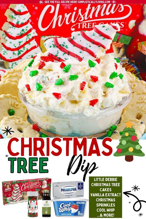 Little Debbie Christmas Tree Dip Little Debbie Christmas Tree Cake Dip, Little Debbie Dip, Christmas Tree Dip Little Debbie, Christmas Tree Cake Dip, Christmas Tree Dip, Christmas Dips, Cake Dip Recipe, Little Debbie Christmas Tree Cakes, Frozen Christmas Tree