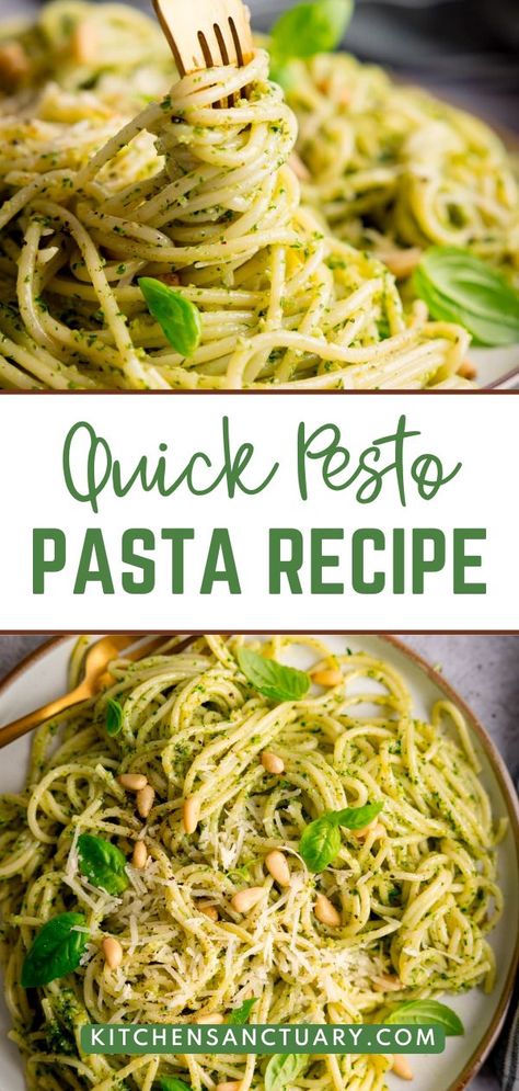 Pesto Pasta With Jarred Pesto, Pesto Spaghetti Sauce, Easy Pasta Pesto Recipes, Butter Pesto Pasta, Pesto Pasta Easy From Jar, Easy Pesto Recipe Pasta, Jar Pesto Pasta Recipes, Quick Pesto Pasta, Recipe With Pesto In It