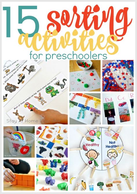 Why Preschoolers Need to Know How to Sort | Sorting activities for preschoolers | math activities for preschoolers Preschool Sorting Activities, Preschool Subjects, Preschool Materials, Math Activities For Preschoolers, Preschool Portfolio, Early Childhood Education Quotes, Early Childhood Activities, Activities For Preschoolers, Life Skills Special Education