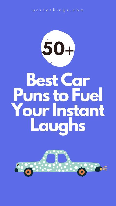 Rev up the laughter with these funny Car puns that will add a dash of humour to your day and let the laughter fuel your day. Car Puns Funny, Funny Car Sayings, Driving Puns, Money Puns, Car Puns, Thank You Puns, Good Clean Jokes, Funny Car Quotes, Driving Humor