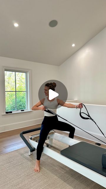 Reformer Pilates Stretches, Allegro 2 Reformer, Pilates Tower, Reformer Workout, Reformer Exercises, Pilates Chair, Pilates Stretches, Squat Hold, Rowing Workout