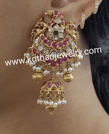 One Gram Gold Jewellery With Price, Gold Jhumka Earrings, Jewelry Set Design, Antique Jewelry Indian, Bride Jewelry, Wedding Jewellery Collection, Necklaces Gold, Sterling Silver Cross Pendant, Gold Jewelry Earrings