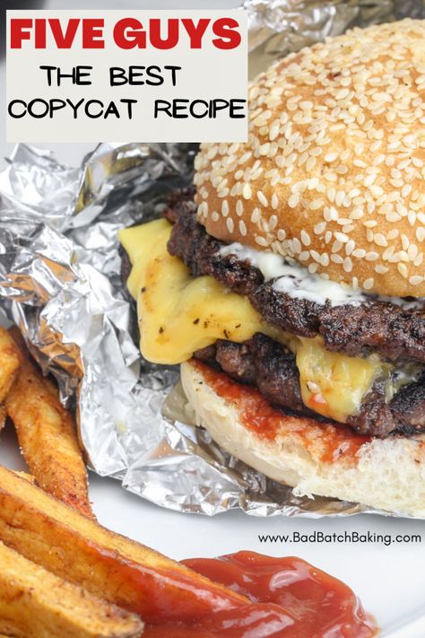 Biggby Copycat Recipes, Copycat Hamburger Recipes, Copycat Red Robin Burgers, Mcdonald’s Burger Recipe, Moe’s Copycat Recipes, Copycat Five Guys Burger, Red Robin Burgers Recipes, Copycat 5 Guys Burger, The Best Burger Recipe