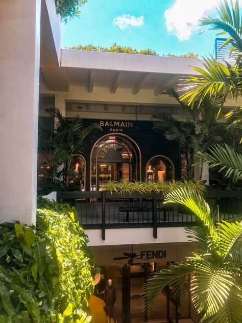 bal harbour shops miami balmain store luxury shopping mall united states miami florida outdoor mall PINTEREST: @eva_darling Fort Lauderdale Spring Break, Bal Harbour Miami, Luxury Mall, Luxury Shopping Mall, Scottsdale Fashion, Miami Shopping, Miami Trip, Miami Travel Guide, Bal Harbour Shops