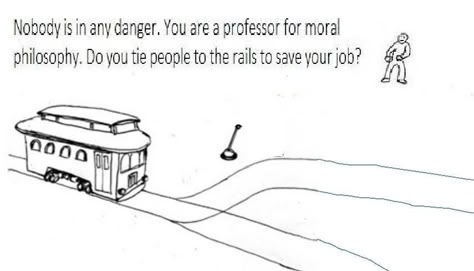 Trolley Problem, Philosophy Memes, Moral Philosophy, Rule 63, Know Your Meme, Funny Cartoons, Save Yourself, Dankest Memes, Philosophy