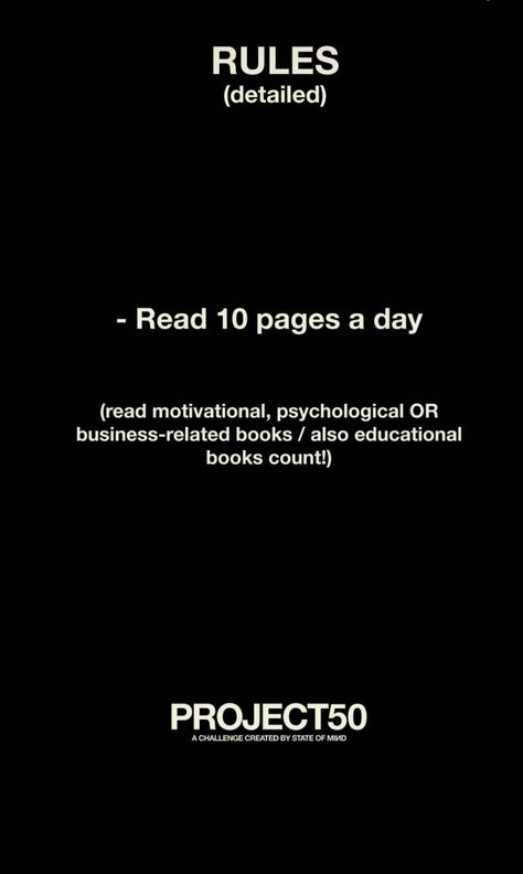 Project 50 Challenge Rules, Project50 Challenge, Stoic Thoughts, 50 Challenge, Project 50, Free Game, Rich Life, Printing Business, Life Advice