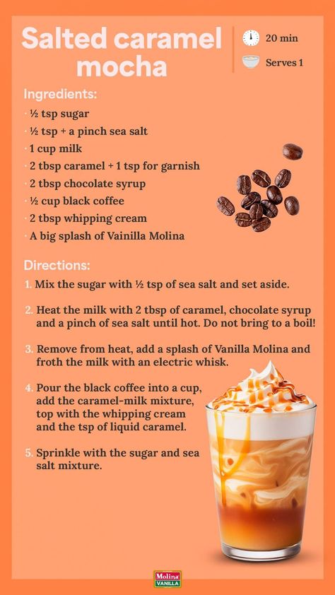 Christian Food, Homemade Coffee Drinks, Chocolate Smoothie Recipes, Coffee Recipes Starbucks, Cold Coffee Recipes, Homemade Cookbook, Homemade Sauce Recipes, Easy Coffee Recipes, 3 Coffee