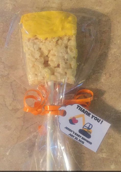 Wet Paint brush rice krispie treats Duck Party, Toddler Parties, Rice Krispie Treats, Construction Birthday, Rice Krispie, Paint Brush, 1st Bday, Krispie Treats, Rubber Duck