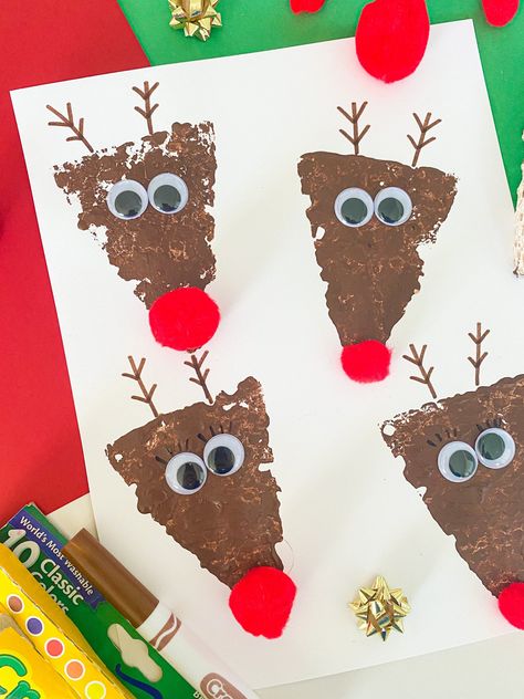 20 EASY Reindeer Crafts for Kids (2023) - ABCDee Learning Reindeer Crafts Preschool, Reindeer Crafts For Kids, Raindeer Crafts, Reindeer Crafts, Reindeer Handprint, Winter Crafts Preschool, Craft For Preschoolers, December Crafts, Reindeer Craft