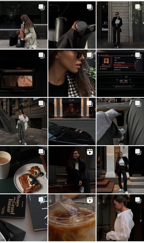 Black And Brown Instagram Feed, Stargirl Instagram Feed, Instagram Feeds Aesthetic, Instagram Feed Inspiration Aesthetic, Instagram Inspiration Feed, Aesthetic Instagram Feed Ideas, Instagram Feed Organizer, Instagram Feed Theme Layout, Lightroom Aesthetic