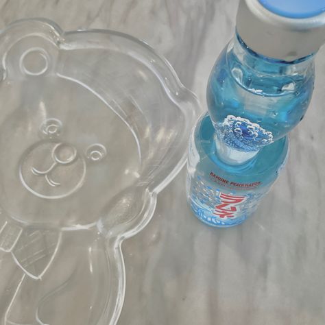 ramune aesthetic peach drink blue white beige Blue Ramune Aesthetic, Ramune Aesthetic, Ramune Drink, Blue Icons Aesthetic, Peach Drink, Aesthetic Peach, Peach Drinks, Character Board, Evian Bottle