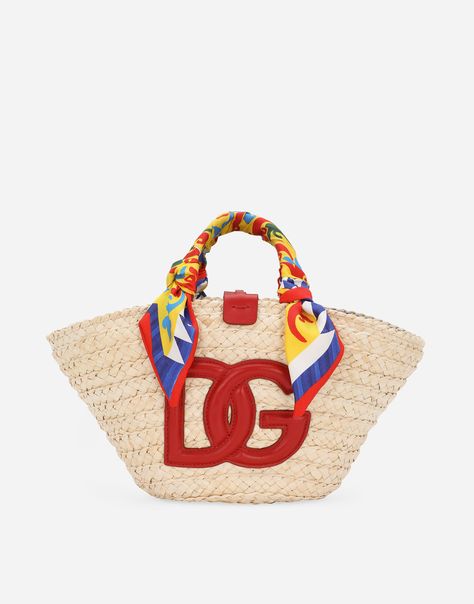 Small Kendra shopper in Multicolor | Dolce&Gabbana® Dolce And Gabbana Handbags, Dg Logo, Small Tote Bag, Stylish Shoulder Bag, Pocket Cards, Pink Tote, Dolce E Gabbana, Small Tote, Silk Twill