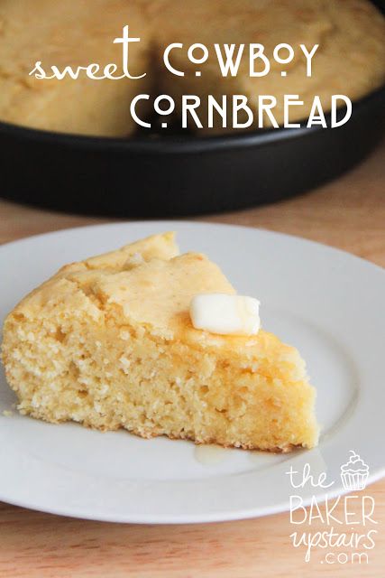 sweet cowboy cornbread Easy Skillet Cornbread, Cowboy Cornbread, Creamed Corn Cornbread, Fluffy Cornbread, Skillet Cornbread, Corn Bread Recipe, Delicious Soup, Cornbread, Skillet