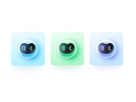 K robot by stay on Dribbble Robot Icon, Robot Logo, Ui Design Principles, Ui Ux 디자인, Health Icon, Design Icon, Application Design, App Logo, Educational Apps