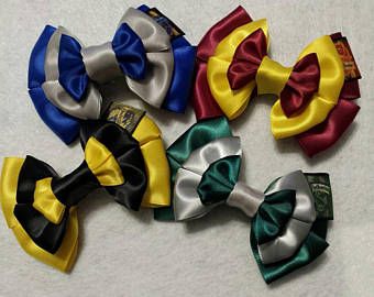 Harry potter hair accessories | Etsy Movie Marathon Ideas, Harry Potter Hair, Harry Potter Movie Marathon, Harry Potter Hairstyles, Cosplay Horns, Disney Hair Bows, Harry Potter Hogwarts Houses, Harry Potter Ideas, Disney Bows