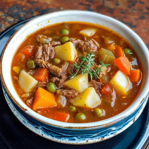 Veg Beef Soup, Brothy Soups, Chicken Broth Soup, Crock Pot Vegetables, Beef Dumplings, Leftover Steak, Beef Soup Recipes, Italian Vegetables, Dumplings For Soup